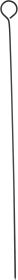 HIC Kitchen Reusable Non-Stick Barbecue and Grilling Shish Kabob Skewers with Ring-Handle Top, 15-Inches, Set of 4